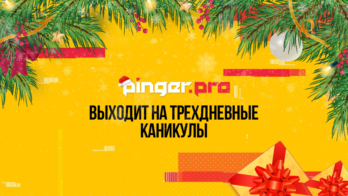 Pinger.Pro выходит на новогодние каникулы.