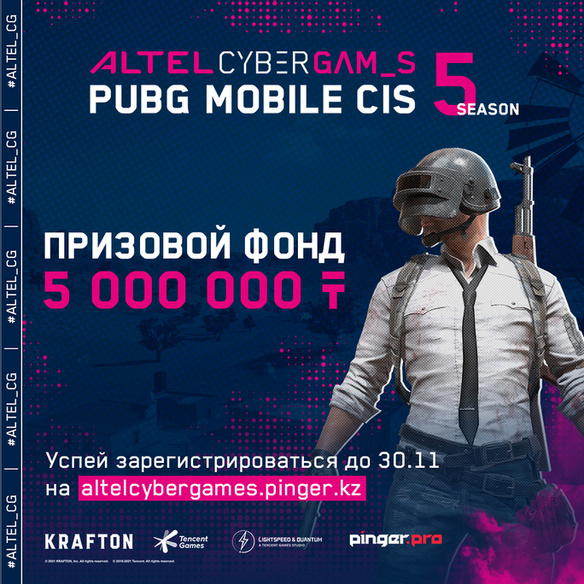 ALTEL Cyber Games 2021 | 5 сезон | Серия FastCup и турниры по PUBG MOBILE